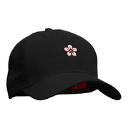 Cherry Blossom Embroidered Low Profile Cap