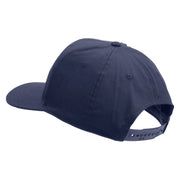 Licensed US Infantry Veteran Embroidered Solid Cotton Twill Pro Style Cap - Navy OSFM