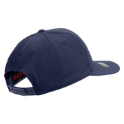 Licensed US Infantry Veteran Embroidered Solid Cotton Twill Pro Style Cap - Navy OSFM