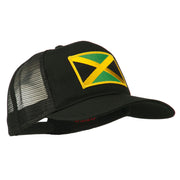 Jamaica Flag Patched Mesh Cap