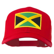 Jamaica Flag Patched Mesh Cap