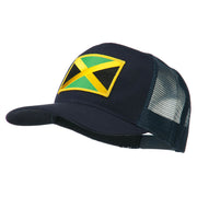 Jamaica Flag Patched Mesh Cap