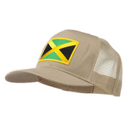 Jamaica Flag Patched Mesh Cap