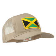 Jamaica Flag Patched Mesh Cap