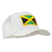 Jamaica Flag Patched Mesh Cap