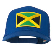 Jamaica Flag Patched Mesh Cap