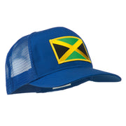 Jamaica Flag Patched Mesh Cap