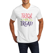 Here For The Candy Graphic Design Men's V-Neck