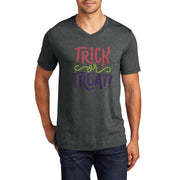 Here For The Candy Graphic Design Men's V-Neck