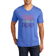 Here For The Candy Graphic Design Men's V-Neck