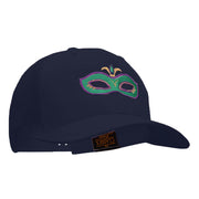 Mardi Gras Elegant Mask Embroidered Retro Trucker Cap