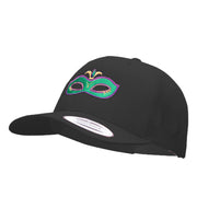 Mardi Gras Elegant Mask Embroidered Retro Trucker Cap