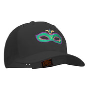 Mardi Gras Elegant Mask Embroidered Retro Trucker Cap