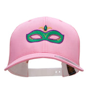 Mardi Gras Elegant Mask Embroidered Retro Trucker Cap