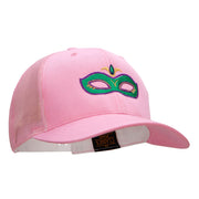 Mardi Gras Elegant Mask Embroidered Retro Trucker Cap