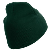 Licensed Air Assault Veteran Embroidered 8 Inch Knitted Short Beanie - DK-Green OSFM