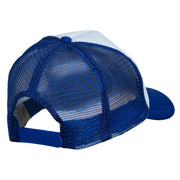 Joy Embroidered Two Tone Foam Mesh Back Cap