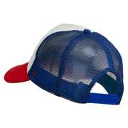 Joy Embroidered Two Tone Foam Mesh Back Cap