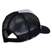 Joy Embroidered Two Tone Foam Mesh Back Cap