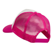 Joy Embroidered Two Tone Foam Mesh Back Cap