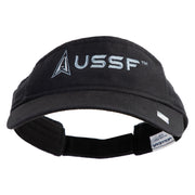 Delta with USSF Embroidered Cotton Twill Visor - Black OSFM