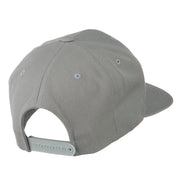 Jesus Fish Embroidered Flat Bill Cap