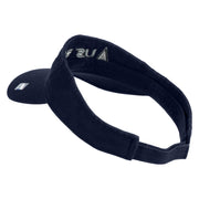 Delta with USSF Embroidered Cotton Twill Visor - Navy OSFM