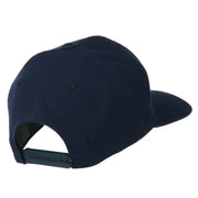 Jesus Fish Embroidered Flat Bill Cap