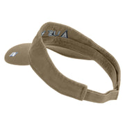 Delta with USSF Embroidered Cotton Twill Visor - Khaki OSFM