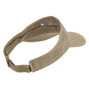 Delta with USSF Embroidered Cotton Twill Visor - Khaki OSFM