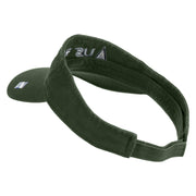 Delta with USSF Embroidered Cotton Twill Visor - Olive OSFM