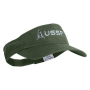Delta with USSF Embroidered Cotton Twill Visor - Olive OSFM