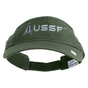 Delta with USSF Embroidered Cotton Twill Visor - Olive OSFM