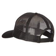 Golf Grandpa Embroidered Solid Cotton Mesh Pro Cap