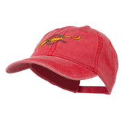 Fishing Floating Jig Embroidered Washed Cap