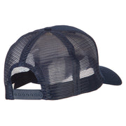 Golf Grandpa Embroidered Solid Cotton Mesh Pro Cap