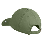 USAF Veteran Embroidered Cotton Twill Brass Buckle Cap - Olive OSFM