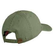 USAF Veteran Embroidered Cotton Twill Brass Buckle Cap - Olive OSFM