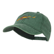 Fishing Floating Jig Embroidered Washed Cap