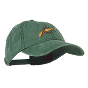 Fishing Floating Jig Embroidered Washed Cap