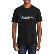 Mazda Race Car Graphic Men's Fan Favorite Crew Neck Tee Shirt