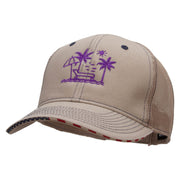 Summer Beach 6 Panel Mesh Flag Mesh Cap