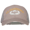 US Paratrooper Embroidered Solid Cotton Mesh Pro Cap