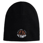 Olympic National Park Embroidered 8" Acrylic Short Beanie - Black OSFM