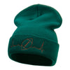 Football Beat Embroidered Long Beanie