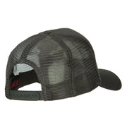 US Paratrooper Embroidered Solid Cotton Mesh Pro Cap