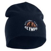 Olympic National Park Embroidered 8" Acrylic Short Beanie - Navy OSFM