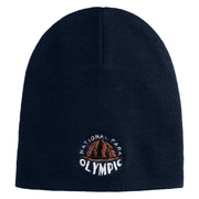 Olympic National Park Embroidered 8" Acrylic Short Beanie - Navy OSFM