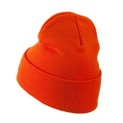 Halloween Jack o Lantern with a Square Box Embroidered Long Beanie