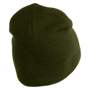 Olympic National Park Embroidered 8" Acrylic Short Beanie - Olive OSFM